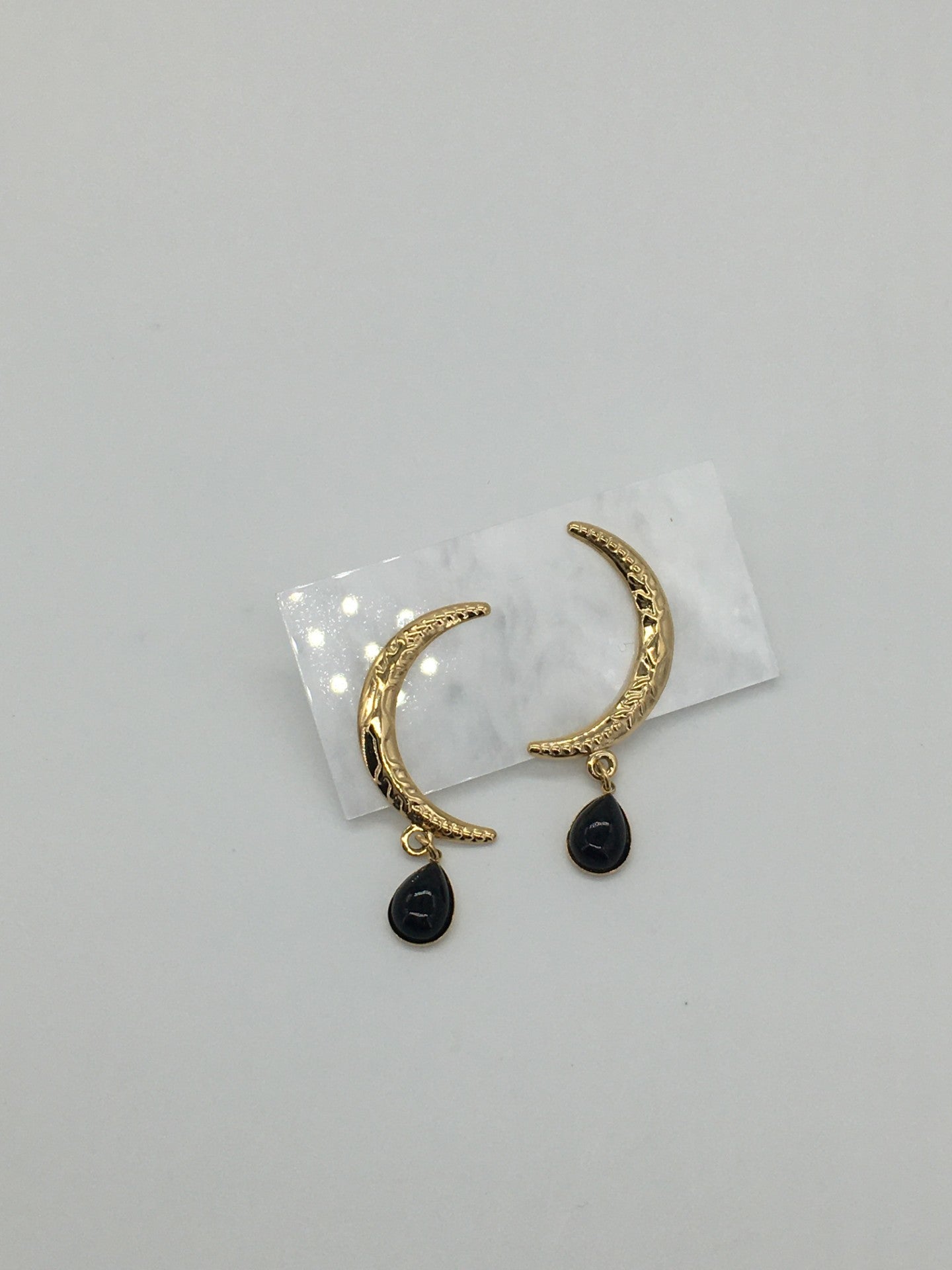 Boucle d'oreille - Eclipse d'Onyx