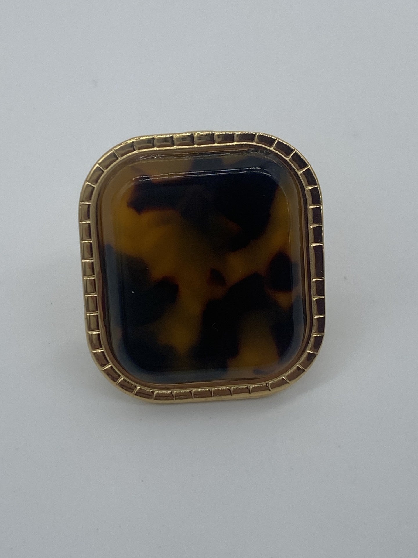 Bague - carré de léopard