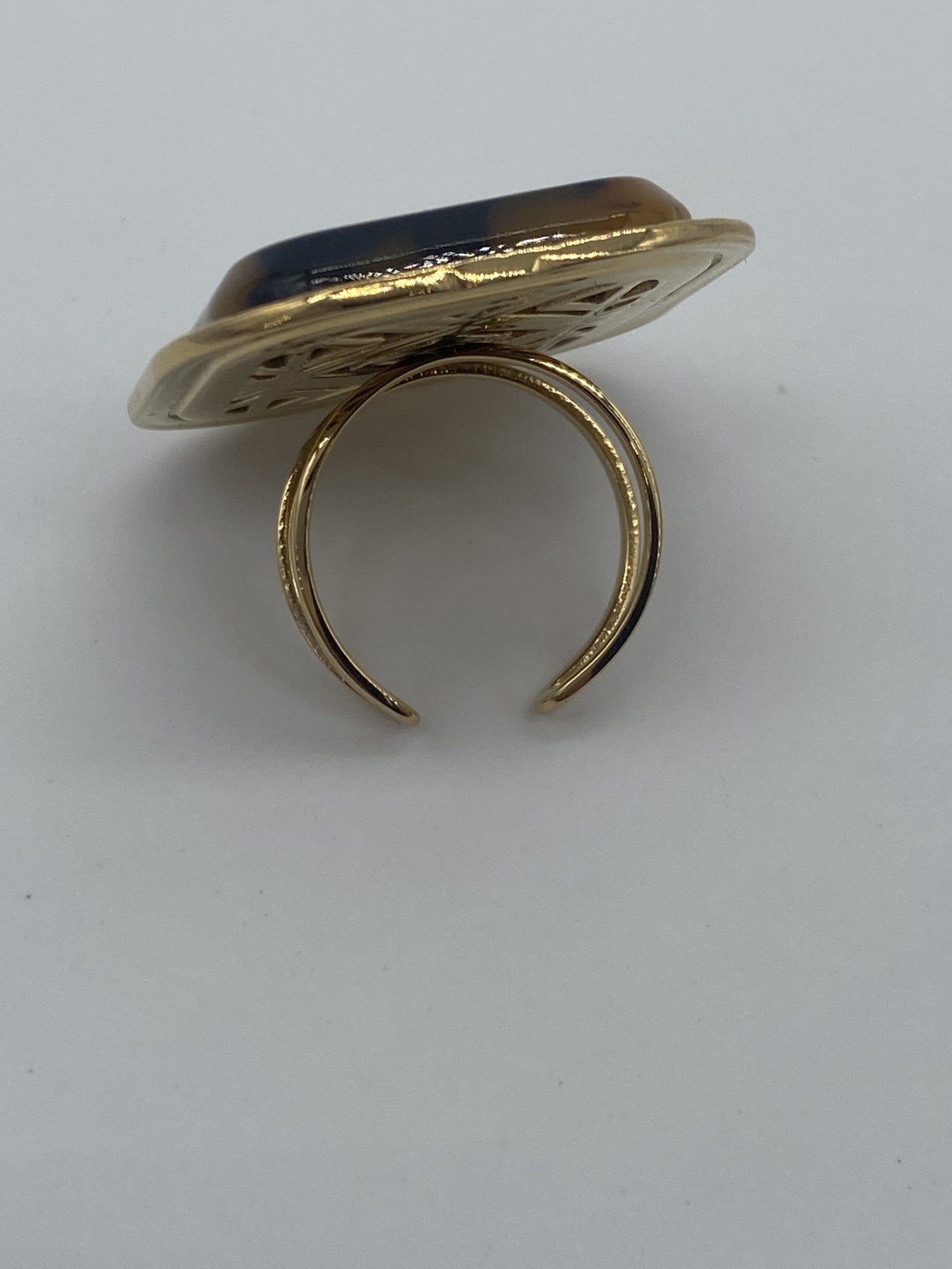 Bague - carré de léopard