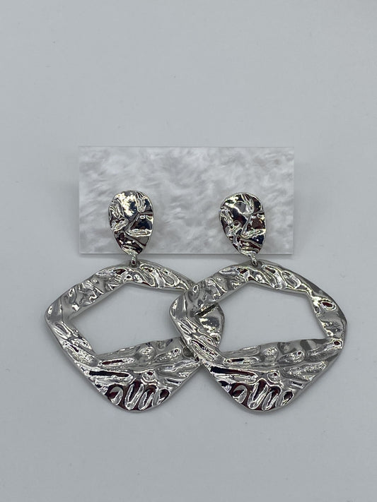 Boucle d'oreille - Martelée sauvage