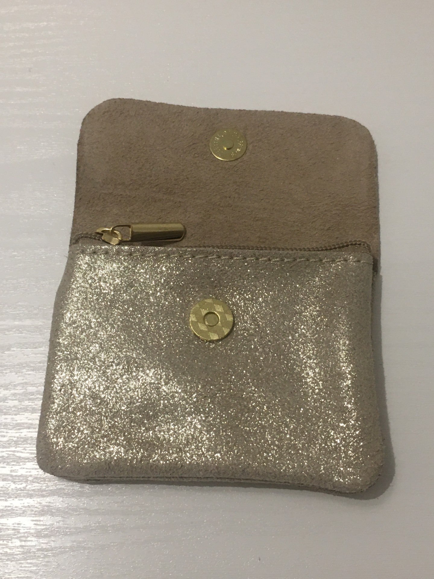 Porte-monnaie - Beige étincelle