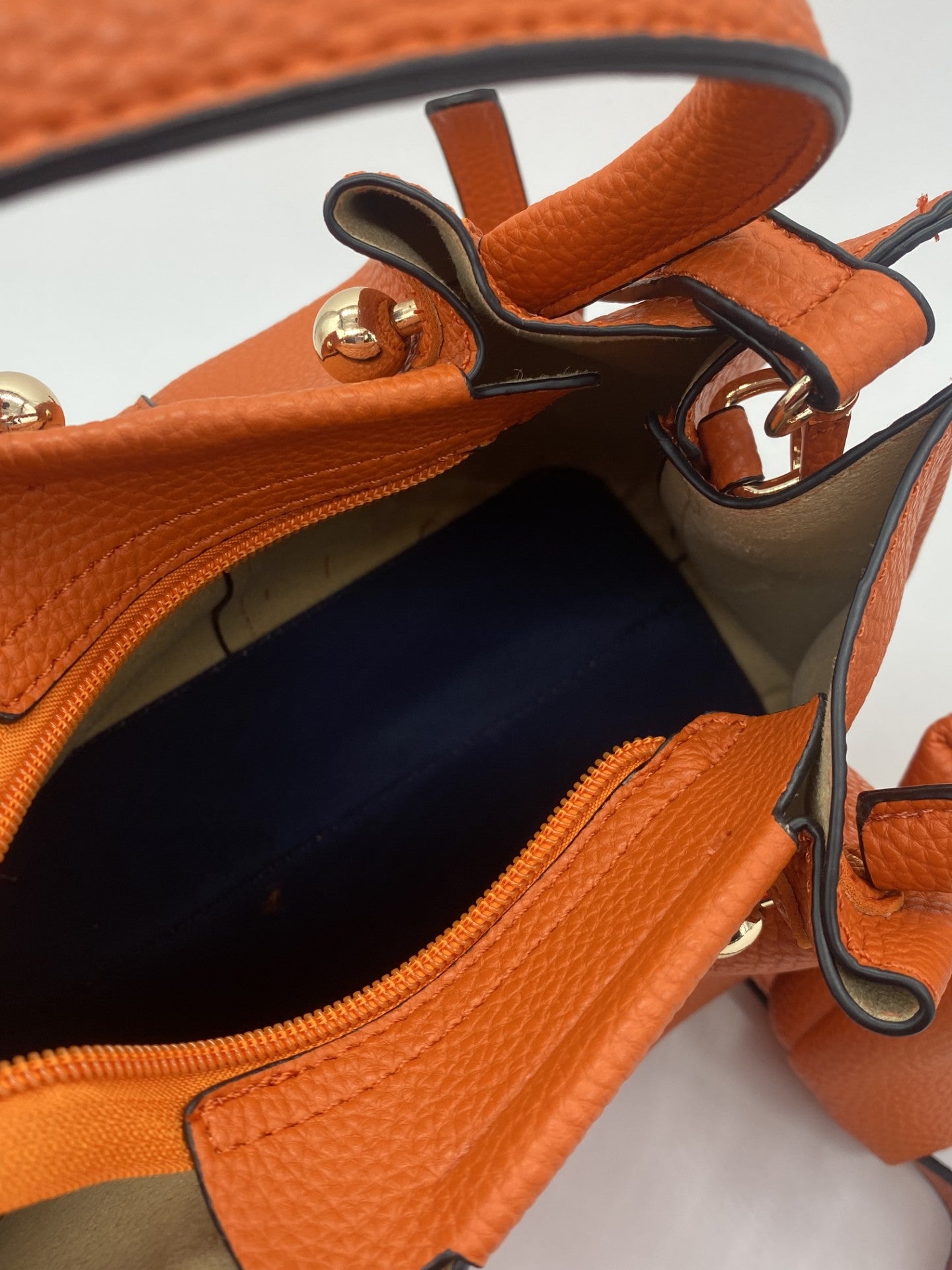 Sac à Main Bourse - Trésor Orange du Château