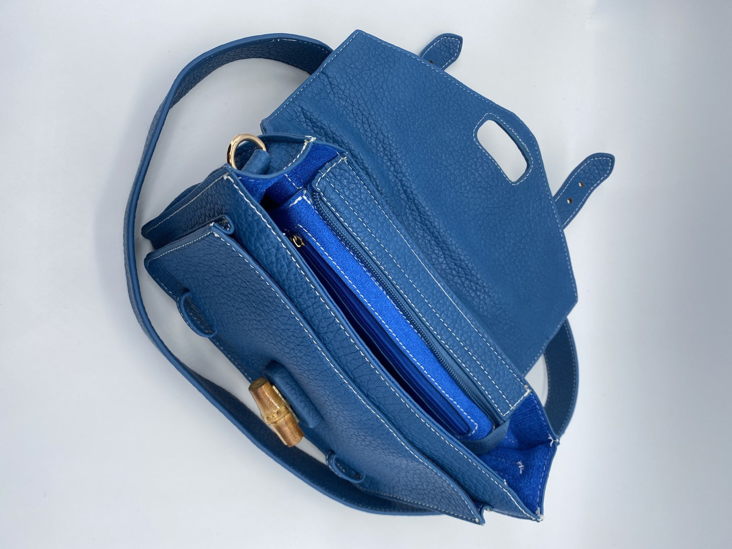 Sac à main cartable - rêve de saphir bleu