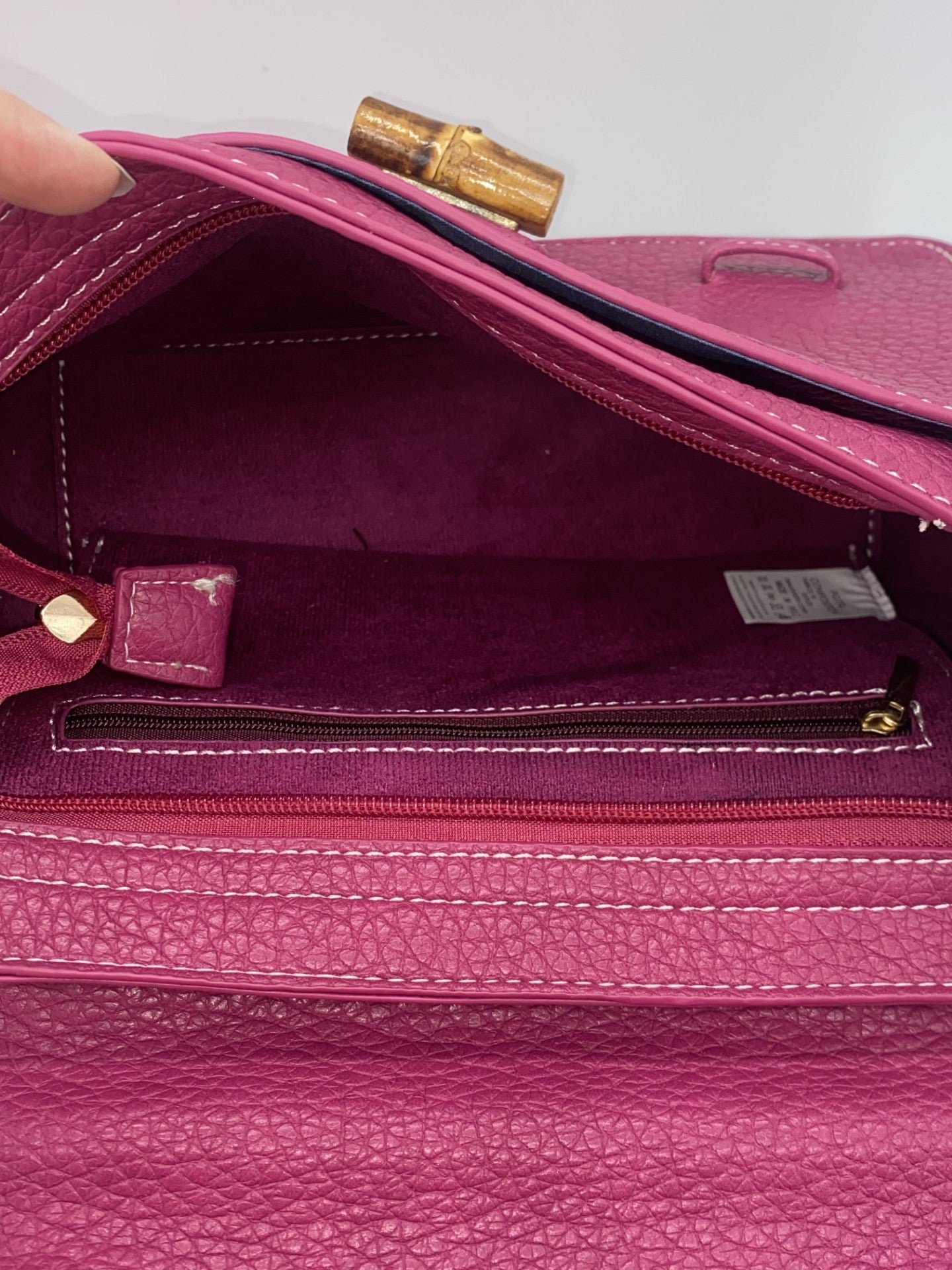 Sac à main cartable - rêve de saphir rose