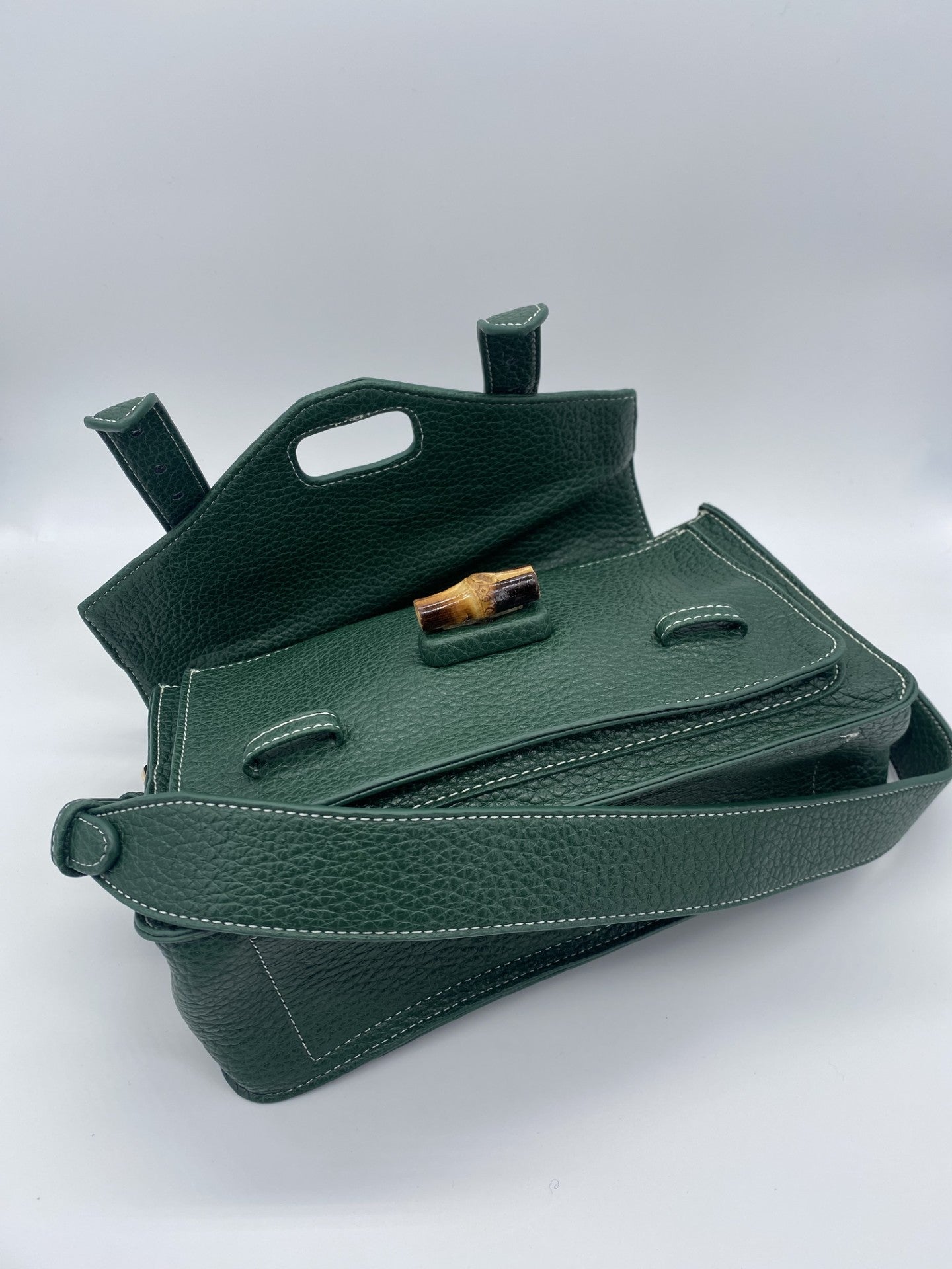 Sac à main cartable - rêve de saphir vert