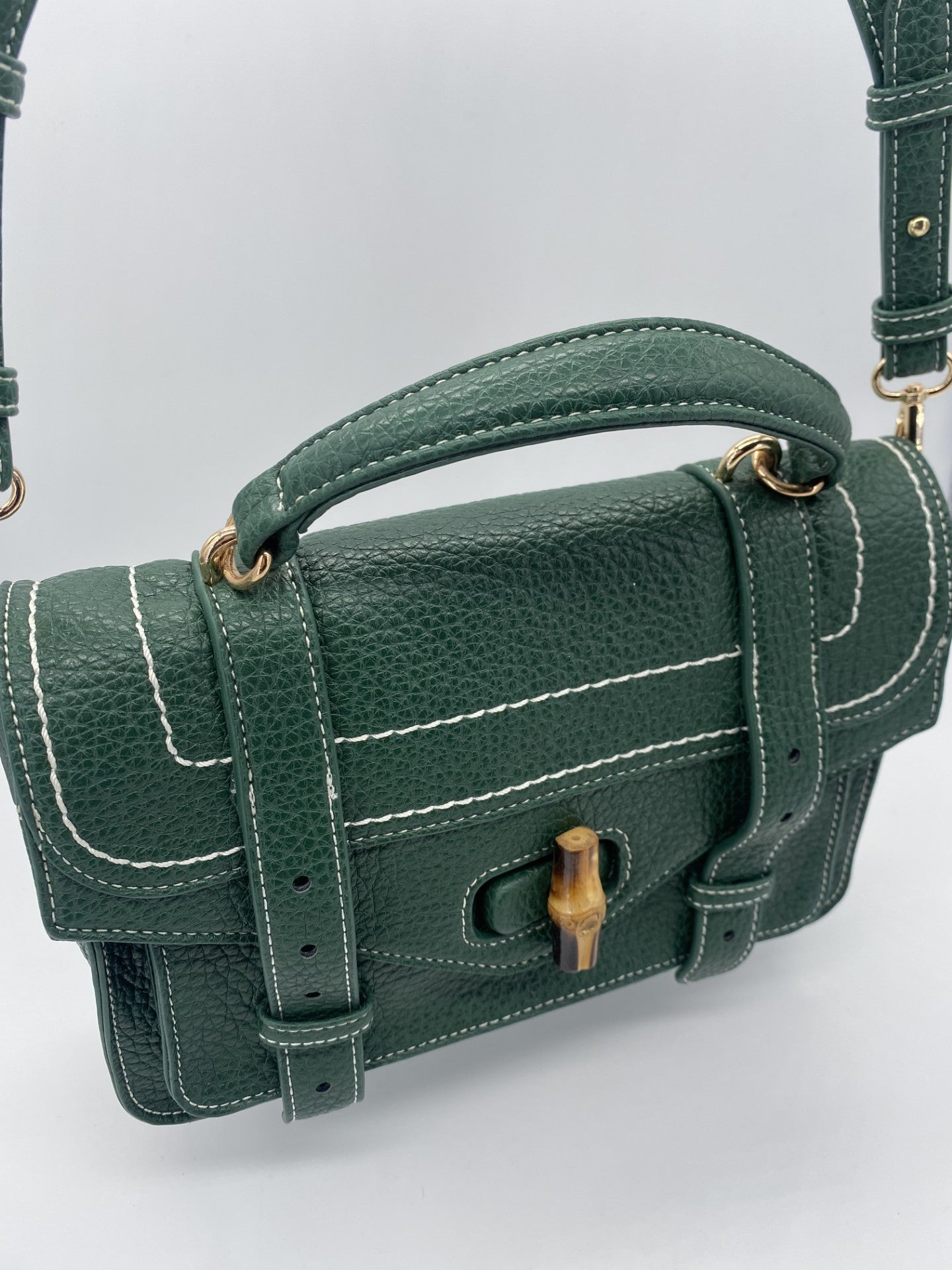 Sac à main cartable - rêve de saphir vert